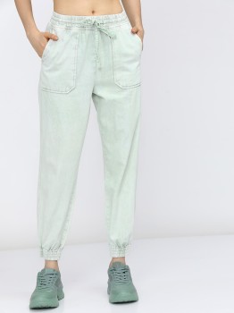 American Eagle Outfitters Jogger Fit Women Green Jeans - Buy American Eagle  Outfitters Jogger Fit Women Green Jeans Online at Best Prices in India