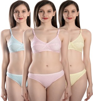Buy online Styfun Non Padded Bra And Panty Set from lingerie for Women by  Styfun for ₹228 at 72% off