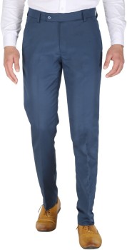 Italian Linen Peacock Blue Pants  Made To Measure Custom Jeans For Men   Women MakeYourOwnJeans