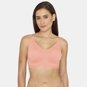 Buy Zivame Double Layered Padded Non-Wired Full Coverage Super Support Bra  - Princess - Blue Online