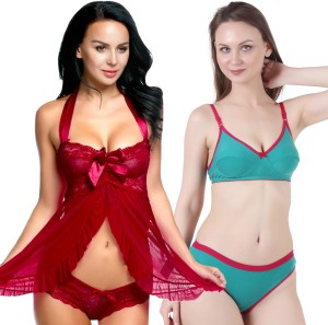 Chia Fashions Lingerie Set - Buy Chia Fashions Lingerie Set Online at Best  Prices in India