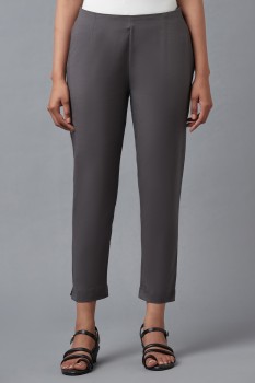 W Slim Fit Women Dark Green Trousers - Buy W Slim Fit Women Dark Green  Trousers Online at Best Prices in India