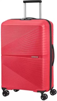 American Tourister Ivy 77 Cms Large Checkin Polypropylene PP Hard Sided  4 Wheeler Spinner Wheels Luggage Red  Amazonin Fashion