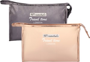 NFI Essentials Makeup Pouch For Women Stylish Makeup Bag Accessories Travel Cosmetic  Bags (brown): Buy NFI Essentials Makeup Pouch For Women Stylish Makeup Bag  Accessories Travel Cosmetic Bags (brown) Online at Best