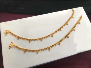 Kalyan jewellers anklets store designs with price