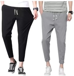 SG Simla Garments Solid Men Black Track Pants - Buy SG Simla