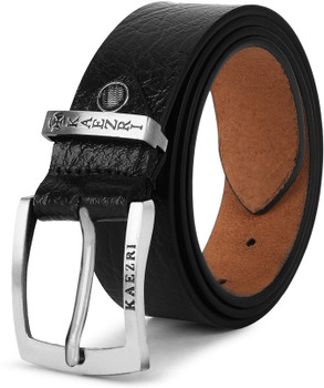 Bull Rock Men Formal Black Genuine Leather Belt BLACK Price in India Flipkart