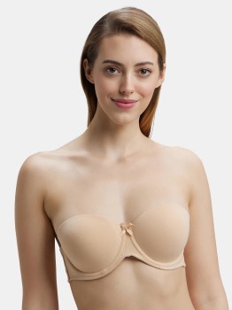 Jockey Women's Padded Soft Touch Microfiber Full Coverage Lace T-Shirt Bra  – 1816 – Online Shopping site in India