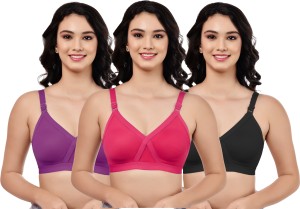 Trylo SUPERFIT 34 NUDE F - CUP Women Full Coverage Non Padded Bra