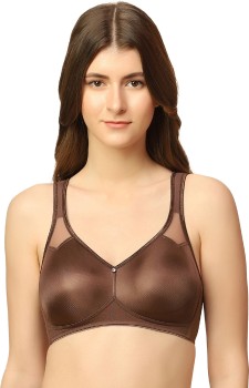 Buy Triumph Minimizer 151 Wired Non Padded Comfortable Support Big Cup Bra  - Purple online