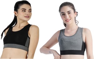 NDLESS SPORTS Contrast Bra Women Sports Heavily Padded Bra - Buy NDLESS  SPORTS Contrast Bra Women Sports Heavily Padded Bra Online at Best Prices  in India