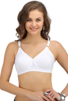 SONA Women's Bee Heart Elastic Strap Full Coverage Cotton Bra (White_30B)  Pack of 1 : : Clothing, Shoes & Accessories