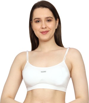 LSARI Regular Thin Strap Bra for Girls Non-Wired Gym Workout Women
