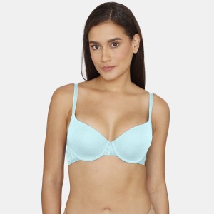 Buy Zivame Pro Women Push-up Heavily Padded Bra(Light Blue, Light