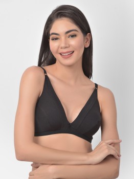 Buy Cotton Rich Non-Padded Front Open Plunge Bra Online India, Best Prices,  COD - Clovia - BR0767P14