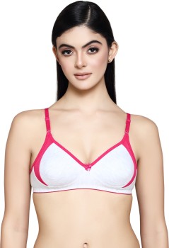 Buy BodyRhyme Churidhar Kurti Cotton Rich Seamless Womens Bra, Non Wired, Non  Padded Baby Pink at