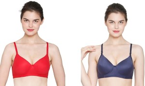 Buy PHOENEX Women's Full Coverage Cotton Printed Fabric Non Padded Bra  Combo of 6 for Girls (28) Multicolour at