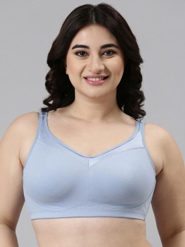 Buy Enamor A042 Side Support Shaper Classic Bra -Supima Cotton Non-Padded  Wirefree - Black online