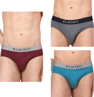 ELMIRO Men Men's Underwear Intimo-Tech Antimicrobial Micro Modal Luxe Brief-PO-3  Brief - Buy ELMIRO Men Men's Underwear Intimo-Tech Antimicrobial Micro Modal  Luxe Brief-PO-3 Brief Online at Best Prices in India