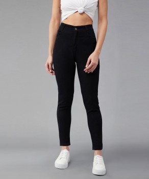 Buy Xpose Women Blue Slim Fit High Rise Cropped Jeggings online