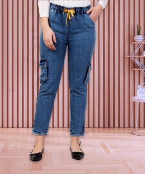 Buy online Women's Plain Cargo Jeans from Jeans & jeggings for Women by  Broadstar for ₹1499 at 50% off