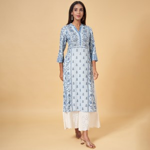 Rangmanch by Pantaloons Women Printed A-line Kurta - Buy Rangmanch