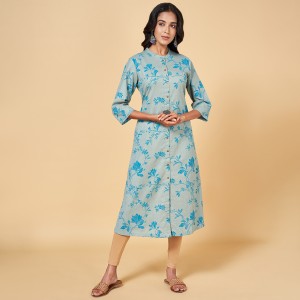 Rangmanch by Pantaloons Women Solid Flared Kurta - Buy Rangmanch by  Pantaloons Women Solid Flared Kurta Online at Best Prices in India