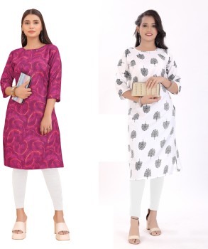 kalyani Women Printed Frontslit Kurta - Buy kalyani Women Printed