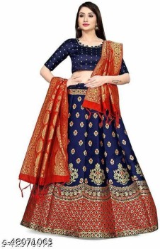 SHREEJI ENTERPRISE Embroidered Semi Stitched Lehenga Choli - Buy SHREEJI  ENTERPRISE Embroidered Semi Stitched Lehenga Choli Online at Best Prices in  India