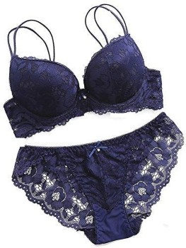 Buy Zengary Love Set Women's Bra Panty Set, Designer Bra Panty Set (Pack of  3) (30) at