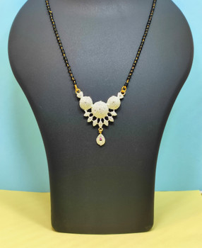 Chandbali mangalsutra hot sale