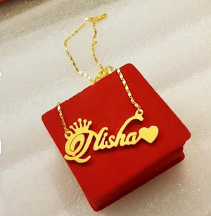 Vishal name gold hot sale locket