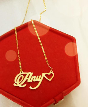 Anjum name sale locket
