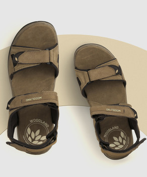 Woodland men khaki sports sandals top