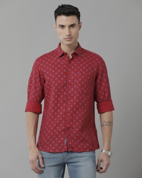 Blackberrys Men Solid Casual Red Shirt