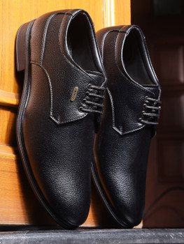 CLARKS BECKFIELD WALK BLACK LEATHER Lace Up For Men Buy Black Color CLARKS BECKFIELD WALK BLACK LEATHER Lace Up For Men Online at Best Price Shop Online for Footwears in
