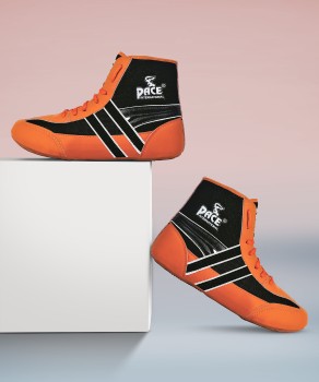 Orange youth 2025 wrestling shoes