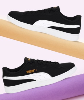 Puma liga best sale leather sneakers