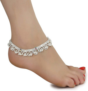 Silver leg chain best sale for baby girl price