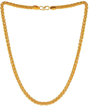 Zafar Jewellery City gold Micro Gold plated Plated Metal Chain Price in India Buy Zafar Jewellery City gold Micro Gold plated Plated Metal Chain Online at Best Prices in India Flipkart