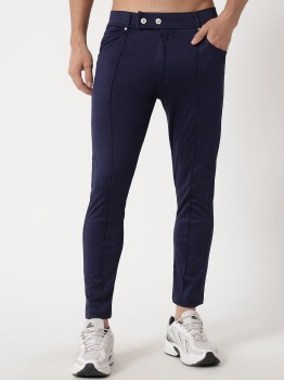 Buy online Men Navy Blue Lycra Blend Ankle Length Track Pant from Sports  Wear for Men by Sti for ₹299 at 70% off