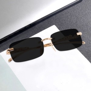 Buy MC Stan Luxury Vintage Gold Frame Rectangular Premium Designer UV400  Protected Sunglasses For Men And Women