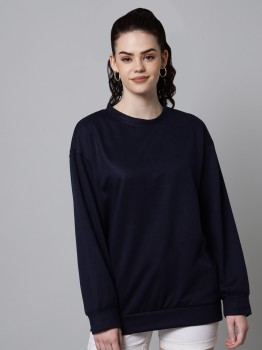 TOMMY HILFIGER Full Sleeve Solid Women Sweatshirt - Buy TOMMY HILFIGER Full  Sleeve Solid Women Sweatshirt Online at Best Prices in India