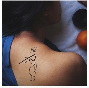 30+ Amazing Krishna Mor Pankh Tattoo Designs- Every Shade of Women