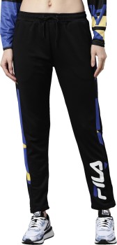 FILA Solid Women Blue Track Pants - Buy FILA Solid Women Blue Track Pants  Online at Best Prices in India