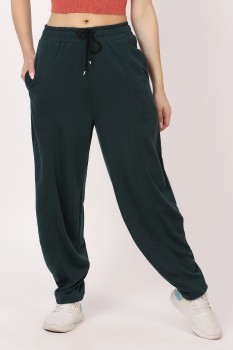 CLOTHINK India Solid Women Olive Track Pants - Buy CLOTHINK India Solid  Women Olive Track Pants Online at Best Prices in India