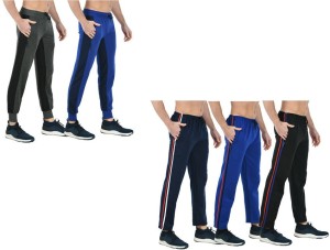 Kissero Solid Women Black, Red Track Pants - Buy Kissero Solid Women Black,  Red Track Pants Online at Best Prices in India