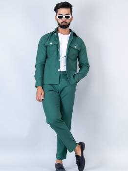 Buy Dark Green Suit Sets for Men by Tistabene Online