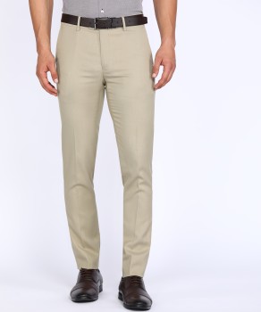 Buy TRAIFO Slim Fit Beige Formal Trouser Pant for Men at