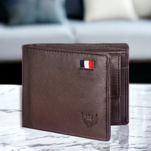 LP LOUIS PHILIPPE Men Casual Grey Genuine Leather Wallet BROWN - Price in  India